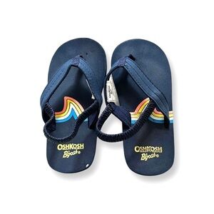 ⭐️ 5 for $25 Oshkosh B’Gosh Navy Blue Flip Flop Kids’ Sandals L (9-10)